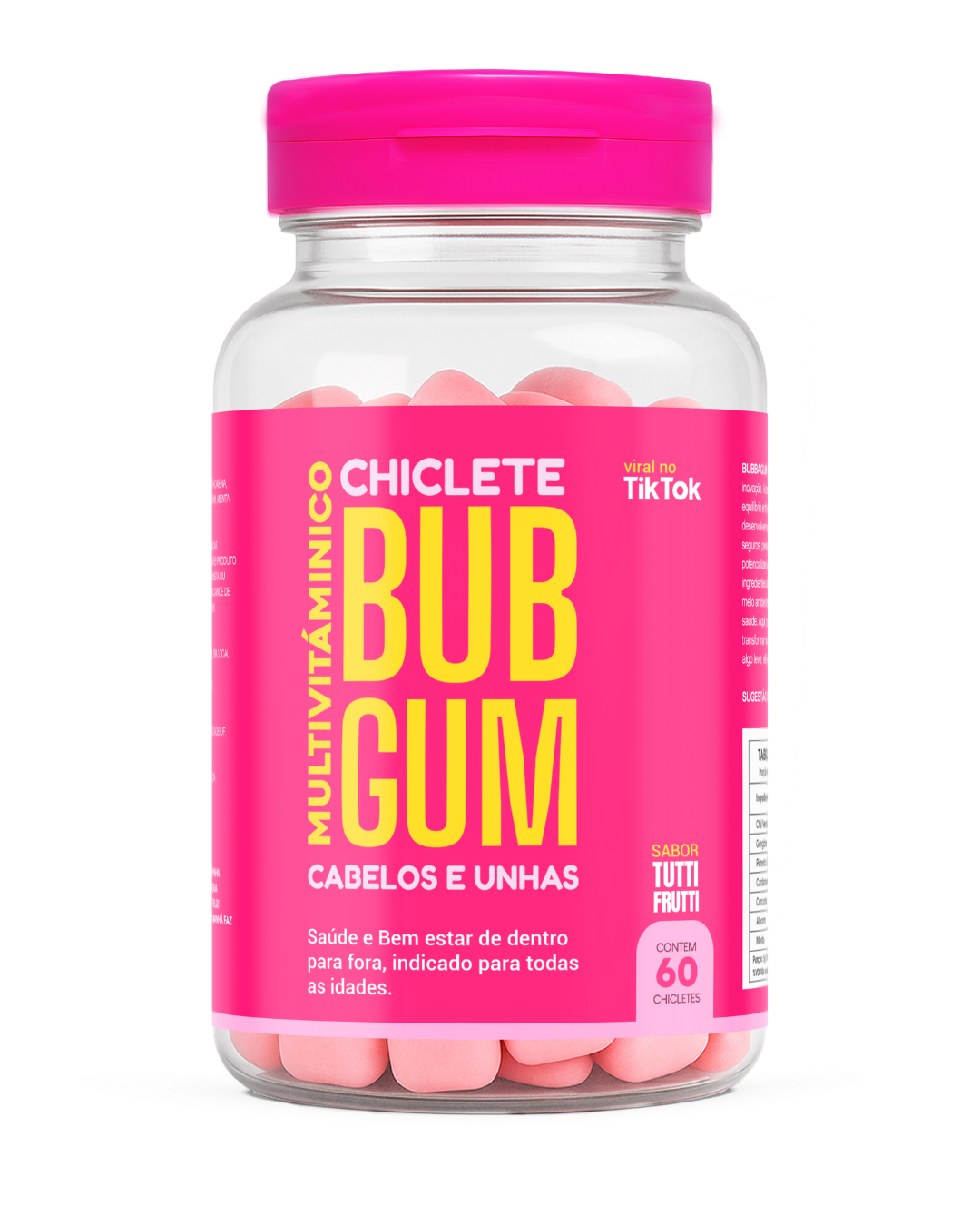 BUBGUM 1 unidade - Chiclete de Beleza