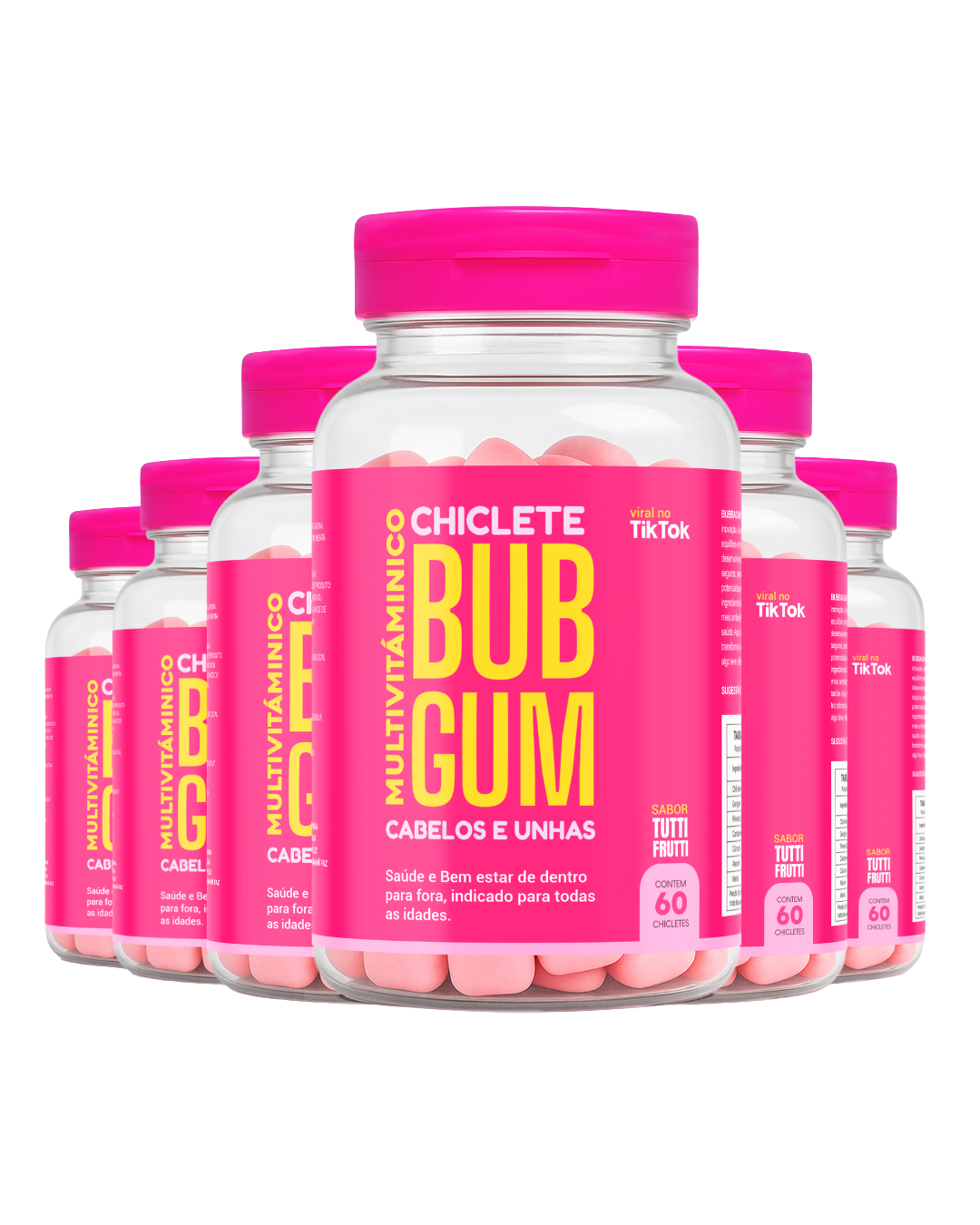 BUBGUM 6 unidades - Melhor custo-benefício