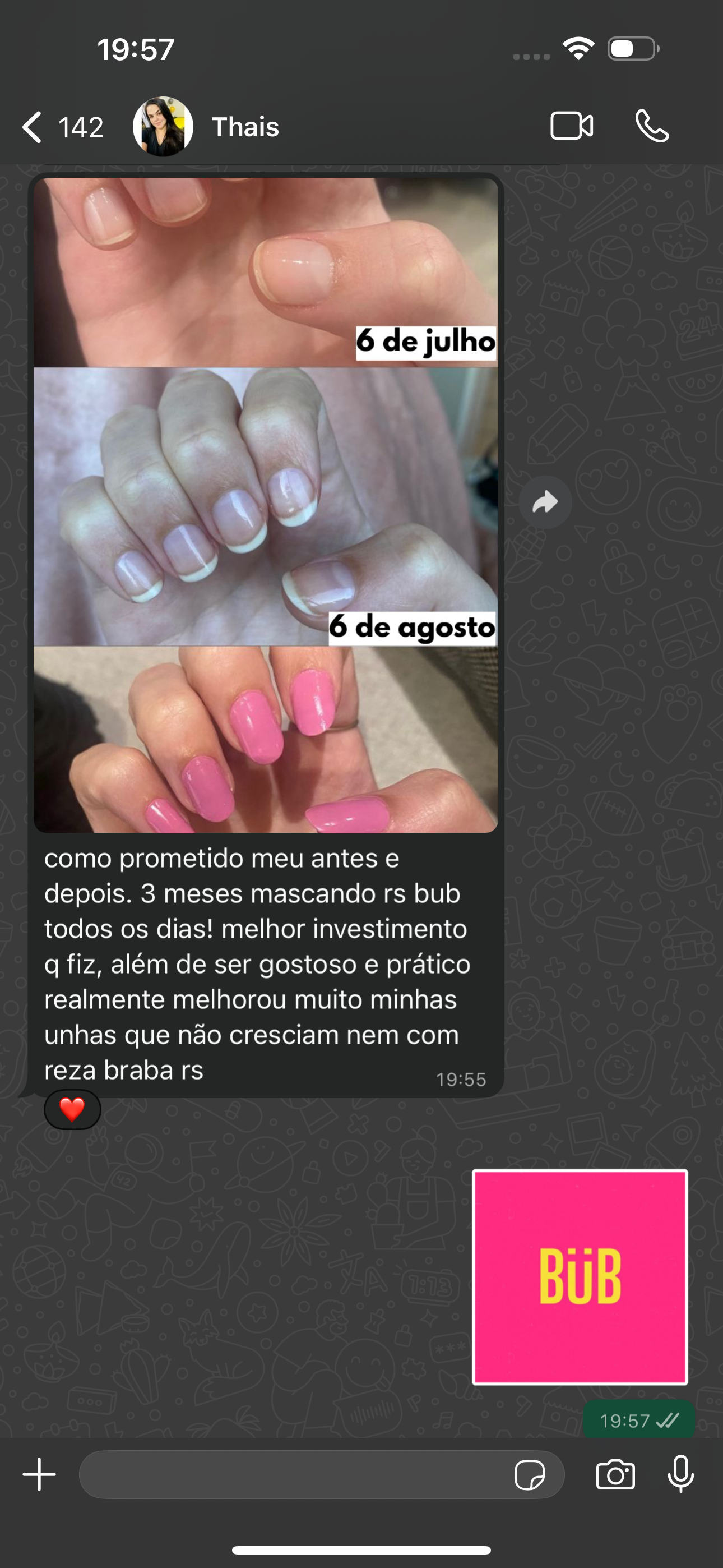 Depoimento cliente BUBGUM 4